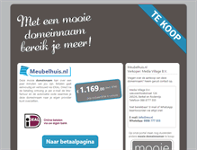 Tablet Screenshot of meubelhuis.nl